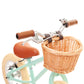 Mint Green 12" Boulevard Kids Childrens Push Bike Kick Bike Balance Bike basket angle