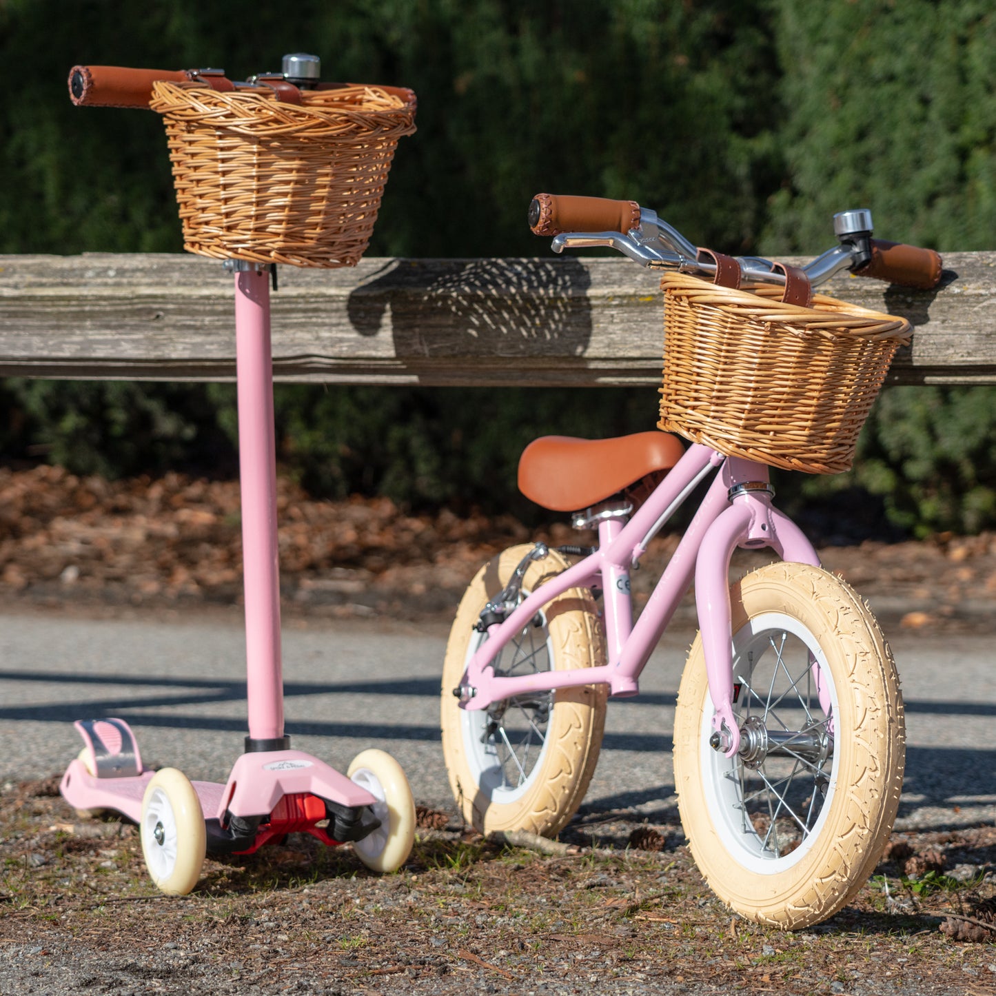 Spoke & Pedal Balance Bike and Scooter combo Pink