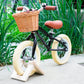 Kids Childrens Push Bike Kick Bike Balance Bike Stand angle lifestyle